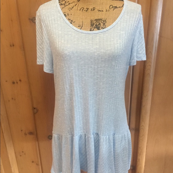 Tops - NWT Plus Size Baby Blue Tunic
